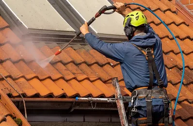 Démoussage et hydrofuge de toiture à Beslon